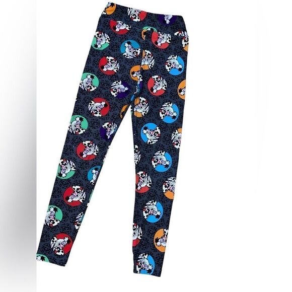 Lularoe tween LEGGINGS • DISNEY’S CRUELLA DeVIL • ADULT 00-0 & JUNIORS 8-16 •EUC - Picture 5 of 14